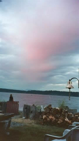 Sunset at the Tyee Clubhouse