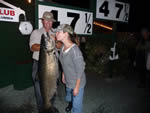 Shauna Towriss and Randy Killoran with 2009 Tyeeman fish