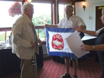 Joe Painter receives Flag